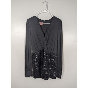 Vintage S.S.H. for MR MORT Romper Sequins Mini Short cocktail Party High society